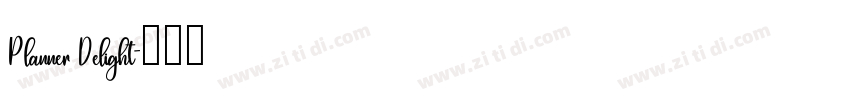 Planner Delight字体转换